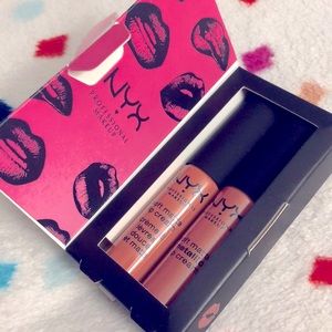 NYX Soft Matte & Metallic Lip Cream 2pc Set California NIB